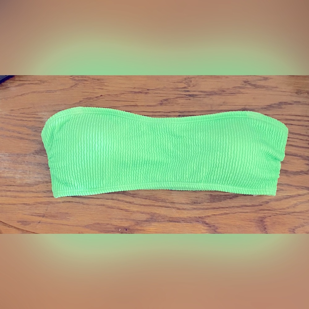 Brand New Neon Light Green Bikini Top
